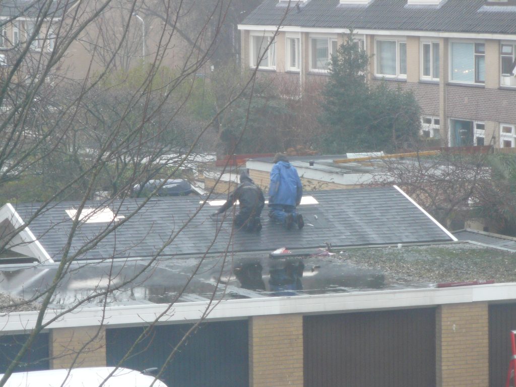 Het heeft gisteren gestormt!