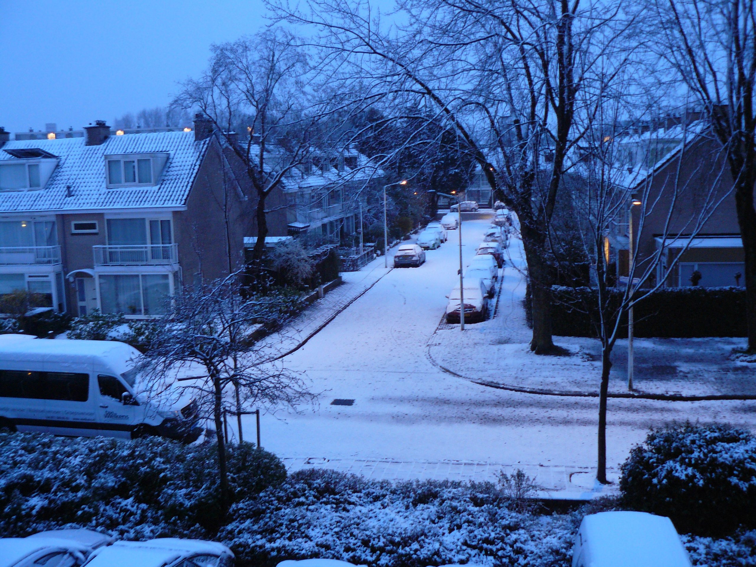 De sneeuw in April 2022